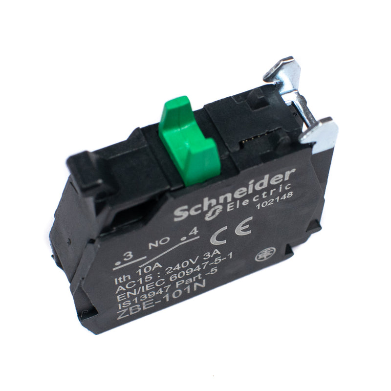 Schneider Electric ZBE 101 Normally Open Contact Block – 1 Pack